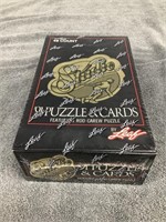 1991 Leaf Puzzle and Cards  48 ct.  Unopened Box
