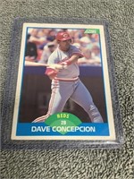1989 Score Dave Concepcion Card