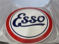 Metal Esso Sign 23-1/2" Dia