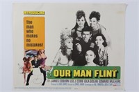Our Man Flint/1966 Title Lobby Card