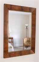 19th Century Veneered Mirror