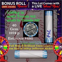1-5 FREE BU Nickel rolls with win of this 1974-p S