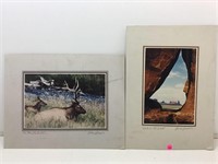 Pair signed Photography Prints - George Gaynor -