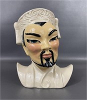 Caermic Art Studio Manchu Head Vase