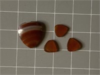 Heart Shaped Cabochon Lot #3