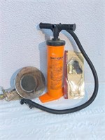 Tire Pump, Mr. Heater Attachment, Etc