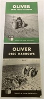 2 Brochures-Oliver Disc & Spike Tooth Harrows