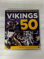 autographed viking book 3 signatures