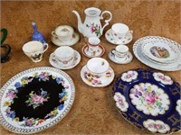 LARGE LOT OF CHINA AND TEACUPS