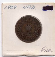 1909 Newfoundland Large Cent