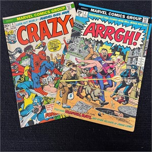 Crazy & Arrgh! #1 Issues Marvel Bronze Age