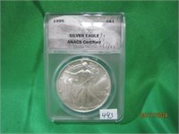 MS69 Silver Eagle 1995