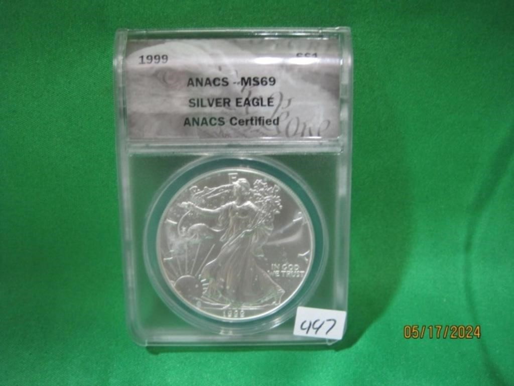 Silver Eagles, Coins, Antique, Collectibles, Comics Sale