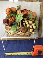 Harvest basket decoration