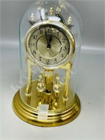 German made glass dome day clock