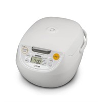 Micom 5.5-Cup White Rice Cooker w/Tacook
