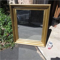 Vintage Gold Tone Framed Mirror