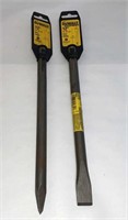 DeWalt 12" Cold Chisel & Bull Point