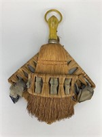 Antique Decorative Dust Broom Holder.