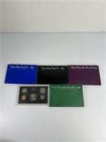 5 U.S. Proof Sets 1972, 1976, 1972, 1996,1991