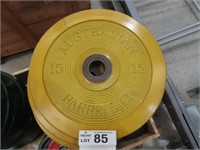 2 x ABC 15Kg Weight Plate