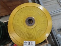 2 x ABC 15Kg Weight Plate