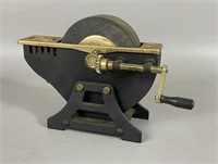 Vintage Grinding Wheel Table Lighter