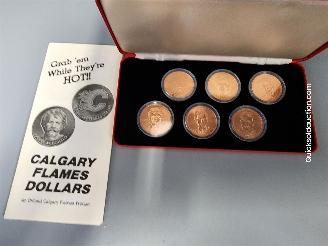 Calgary Flames Dollar 1982 In Case