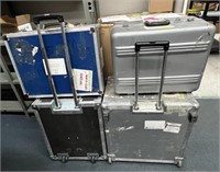 Lot of Equipment Cases ( 2 Rolling)