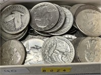 (40) Silver Quarters