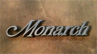 Vintage Mercury Monarch Car Badge Emblem