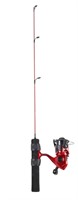 Master Fishing Mity Might Red Spinning Rod Combo