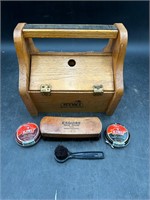 Shoe Polish Box w/Accessories