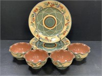 Chaumiere Centrum Nanette Vacher Plate & Soup Bowl