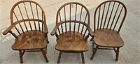 2 Windsor Chairs + 1 Spindleback (All One Money)