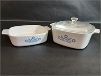 Two Casserole Dishes with One Lid