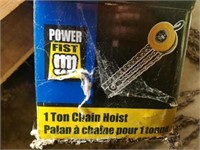 .powerfist 1 Ton Chain Hoist