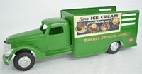 Restored Buddy L Railway Express Ice Cream Truck