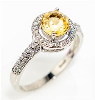 Jewelry Sterling Silver Citrine Ring