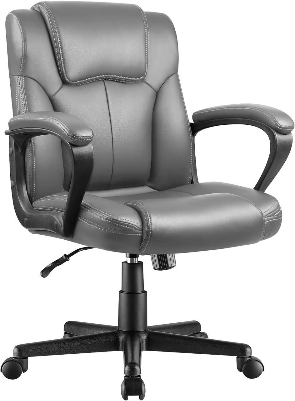 Executive Office Chair Ergonomic Leather