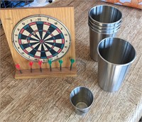 Mini Dart Game, 5 Fox Outfitters Cups, Shot Glass