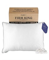 $119  FluffCo Down & Feather Pillow King Firm