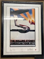 Rolling Stones limited edition numbered lithograph
