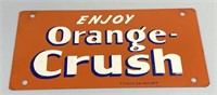 Early Tin Orange Crush Soda Advertising Sign.