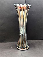 Westmoreland Amber Carnival Glass Vase