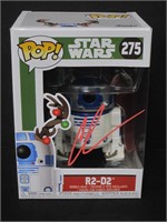 GEORGE LUCAS SIGNED R2D2 FUNKO POP COA