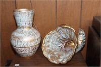 Stangl Pottery Antique Gold Pattern Cornucopia