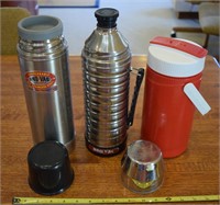 Vintage Thermos lot Uno-Vac & more