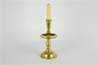 Brass Candle Stick with Drip Pan