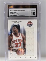 2011-12 Ewing Past & Present Gamers Relics CSG 10